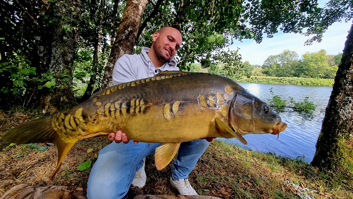 Guidage de pêche en gravière carpe